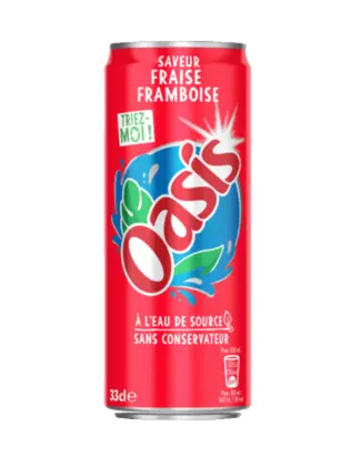 OASIS FRAISE/FRAMB (33CL*24)