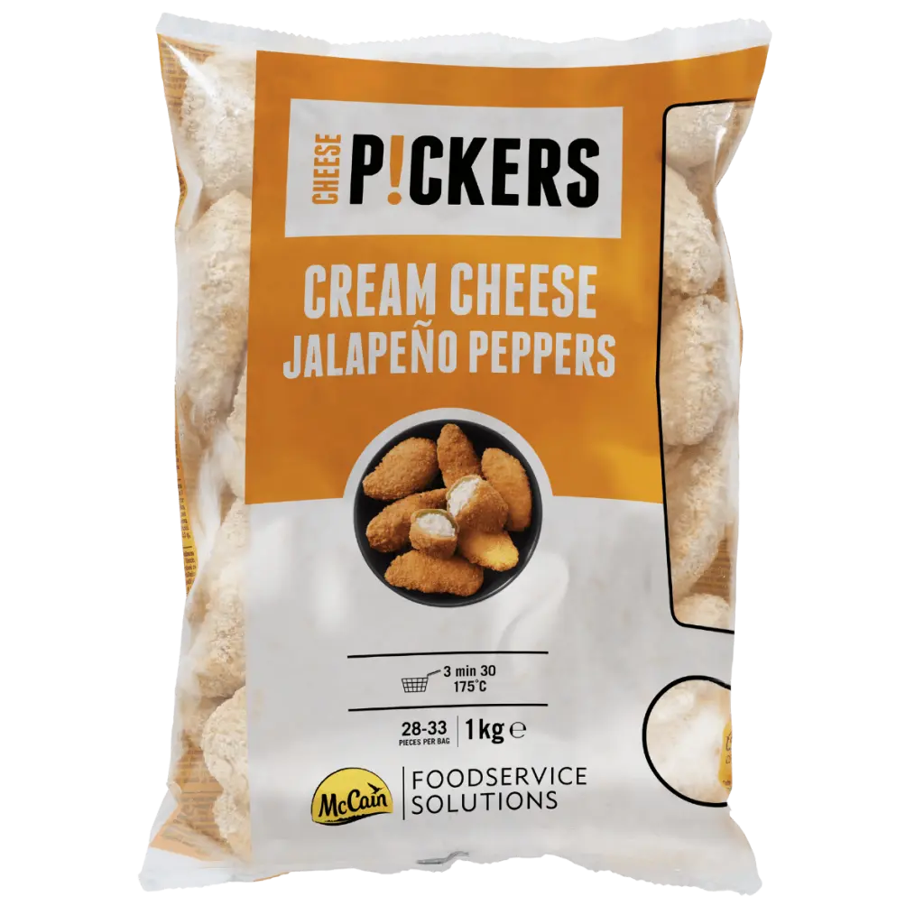 JALAPENOS CREAM CHEESE 1 KG - MC CAIN 