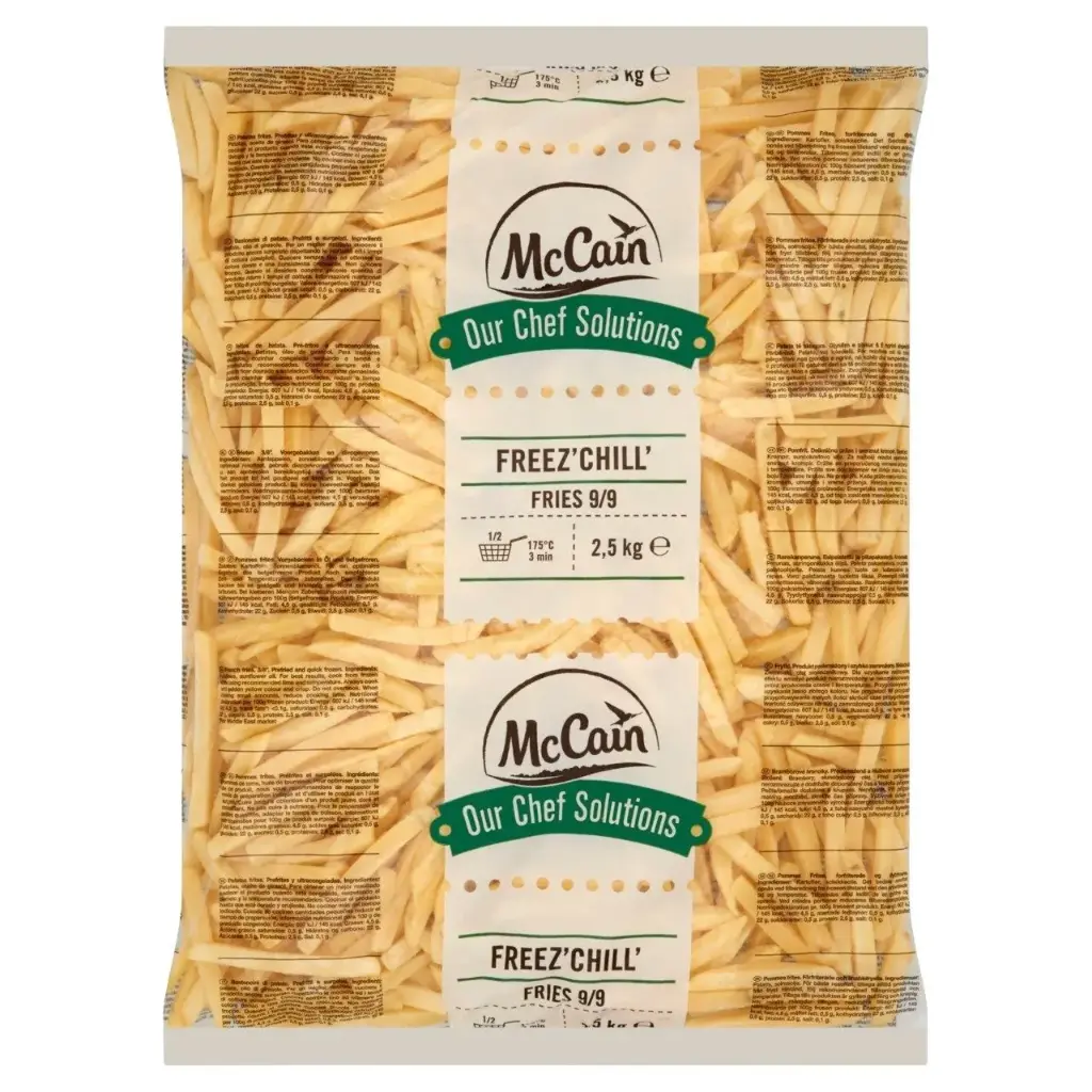 MC CAIN 9/9 FREEZ CHILL ' 2.5KG
