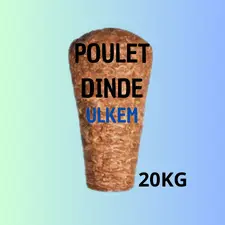 BROCHE KEBAB POULET-DINDE 20KG ULKEM BLEU