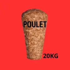 BROCHE KEBAB POULET 20KG ULKEM ROUGE