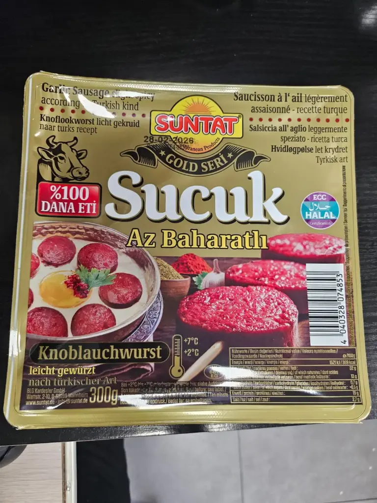 SUCUK AZ BAHARATLI 300GR - SUNTAT