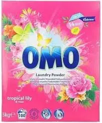 Omo Toz deterjan Tropical&Gul (5KG/100LAVAG.)