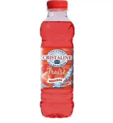 [EAU003] CRISTALINE AU JUS DE FRAISE 50CL (Pack 24)