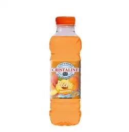 [EAU004] CRISTALINE AU JUS DE PECHE 50CL (Pack 24)
