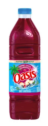 [OAS010] OASIS POMME CASSIS FRAMB (2L*6) 