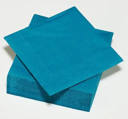 [PAP010] SERVIETTE BLEU CANARD 38X38 40PCS