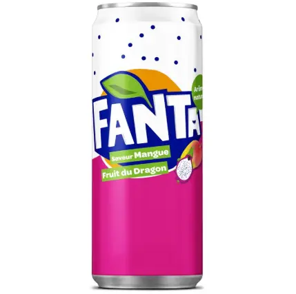 [FR018] FANTA MANGUE FRUIT DU DRAGON (33CL*24) FR