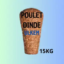 [BRO0021] BROCHE KEBAB POULET-DINDE 15KG ULKEM BLEU