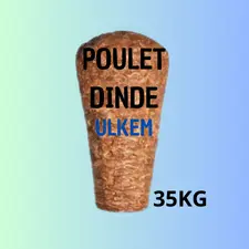 [BRO0025] BROCHE KEBAB POULET-DINDE 35KG ULKEM BLEU