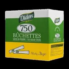DIDON BUCHETTE DE SUCRE 4GR/1250PCS 